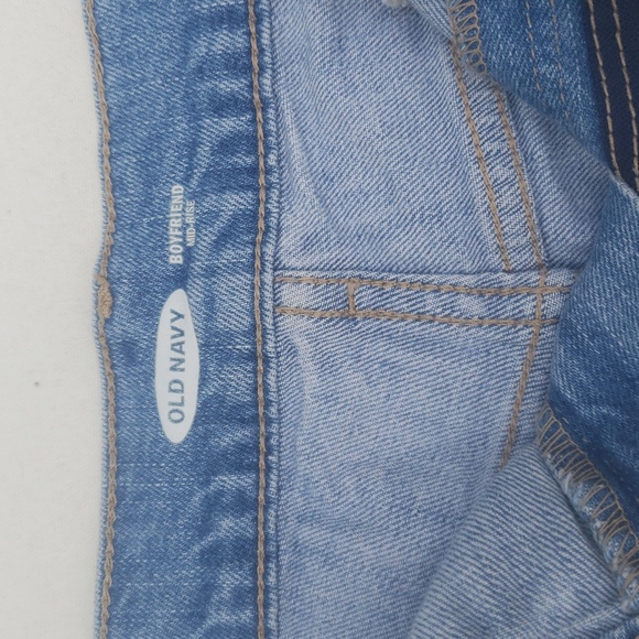 Old Navy Light Blue Ripped Jean Shorts Size 8 - Picture 2 of 6